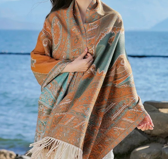 Shawl printing